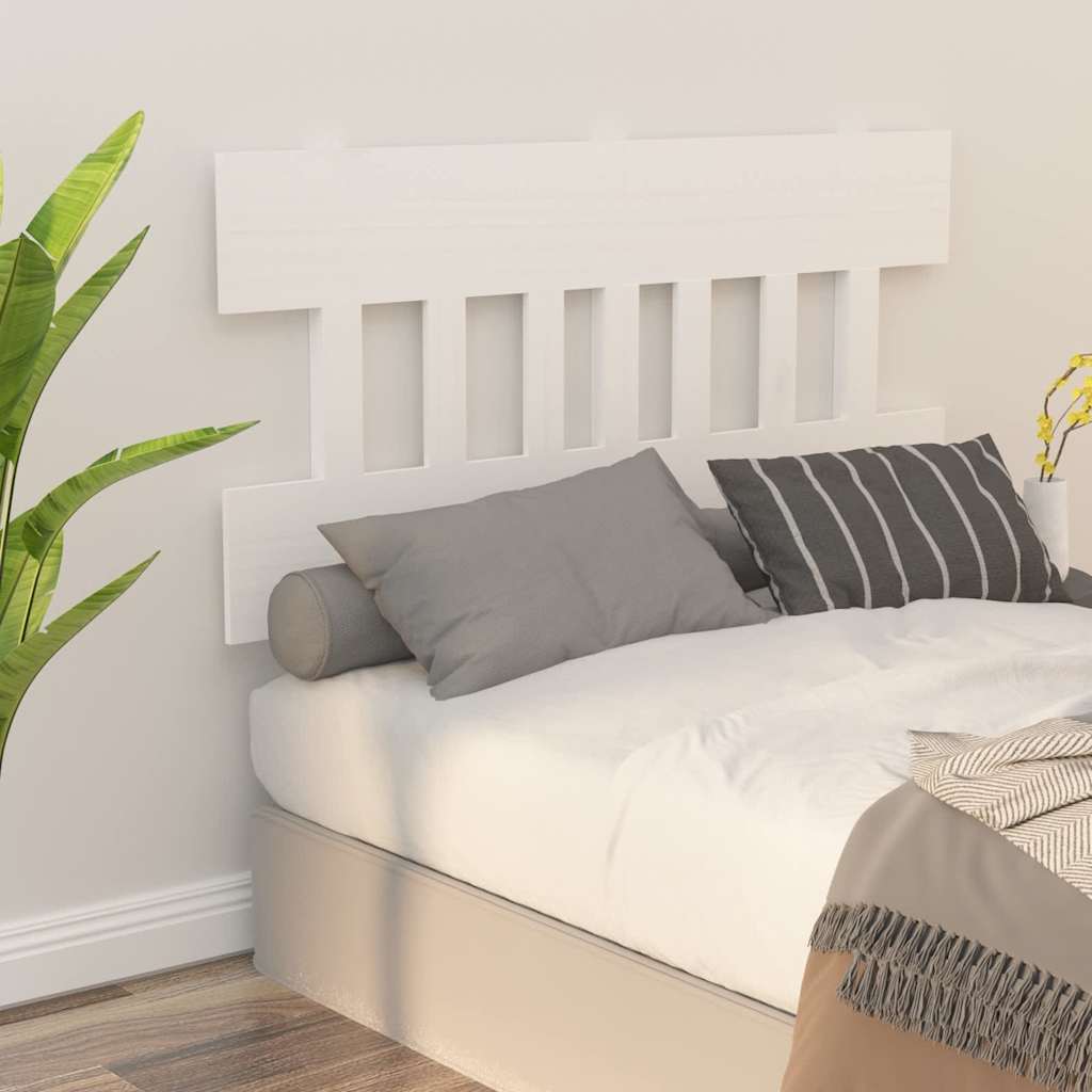 Vidaxl hoofdbord 163,5x3x81 cm massief grenenhout wit