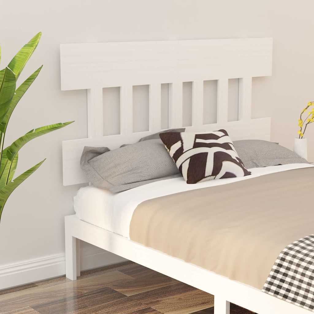 Vidaxl hoofdbord 163,5x3x81 cm massief grenenhout wit