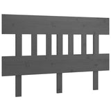 Vidaxl hoofdbord 163,5x3x81 cm massief grenenhout grijs