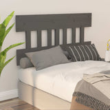 Vidaxl hoofdbord 163,5x3x81 cm massief grenenhout grijs
