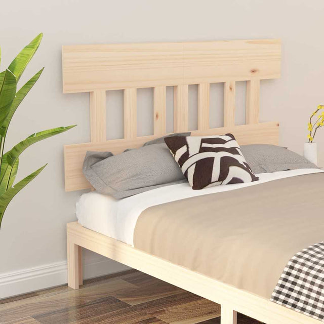 Vidaxl hoofdbord 203,5x3x81 cm massief grenenhout
