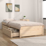Vidaxl bedframe met lades 90x200 cm