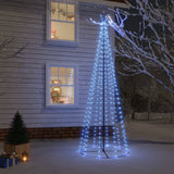 Vidaxl kegelkerstboom 310 diody LED 100x300 cm niebieski