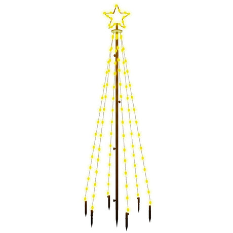 Choinka vidaxl z podłączoną pinem 108 diod LED ciepły biały 180 cm