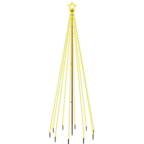 Choinka Vidaxx z kolcem uziemiającym 310 diod LED o barwie ciepłej bieli 300 cm