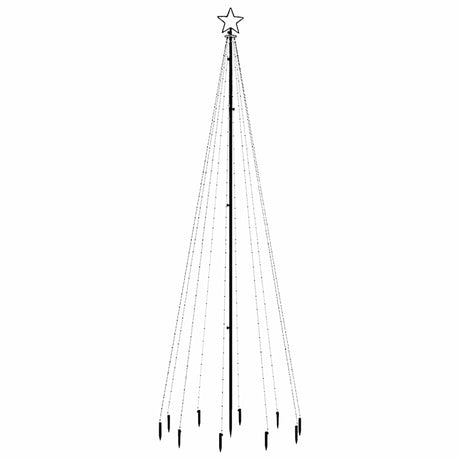 Choinka Vidaxx z kolcem uziemiającym 310 diod LED o barwie ciepłej bieli 300 cm