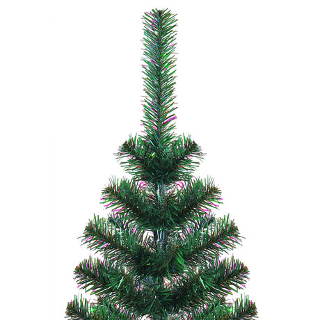 Vidaxl kunstkerstboom z opalizującymi końcami 180 cm PVC zielony