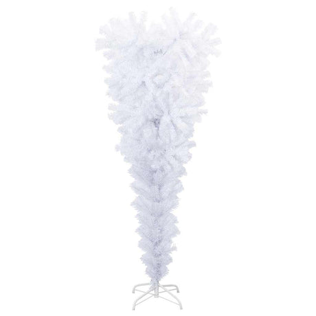Vidaxl kunstkerstboom ze standardowym odwrotnym białym 120 cm