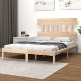 Vidaxl bedframe massief hout 135x190 cm