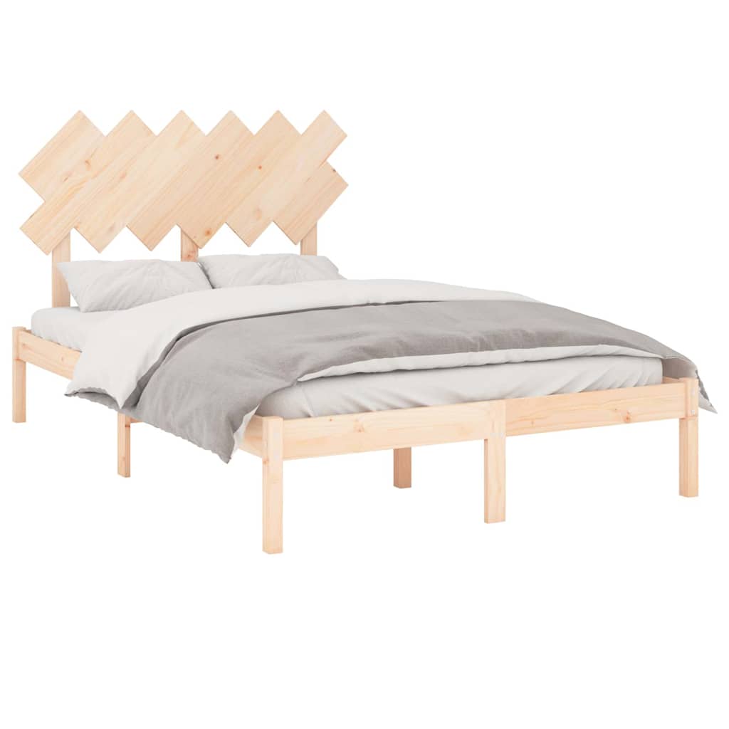 Vidaxl bedframe massief hout 120x200 cm