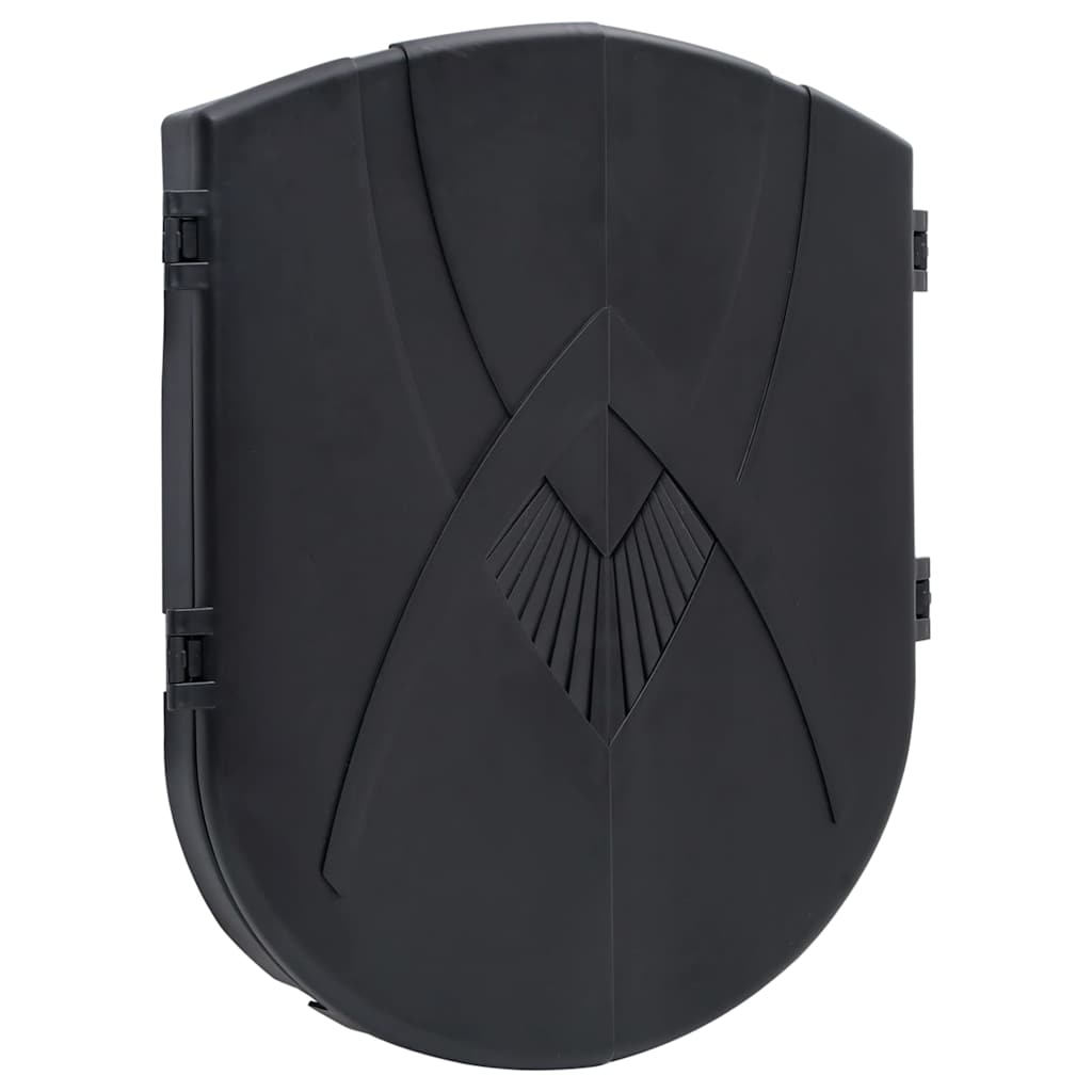 Vidaxl Dartboard Electric z rzutkami polipropen czarny