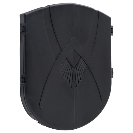 Vidaxl Dartboard Electric z rzutkami polipropen czarny