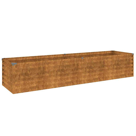 Podwyższona skrzynka ogrodowa Vidaxx 194x50x36 cm ze stali corten