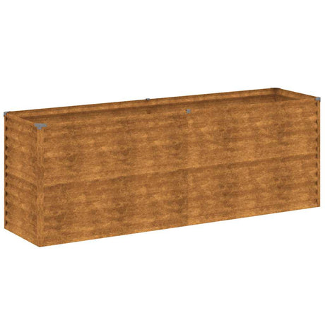 Vidaxl Sadzarka podniesiona 196x50x69 cm Cortenstaal
