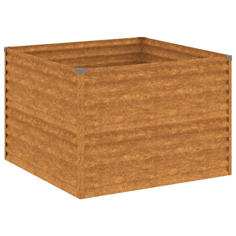 Vidaxl Sadzarka podniesiona 100x100x69 cm Cortenstaal