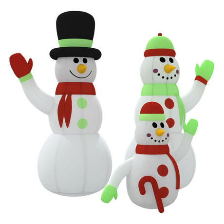 Vidaxl Snowman nadmuchiwa z diodami LED 360 cm