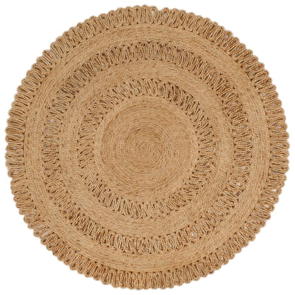 Dywan vidaxl około 120 cm pleciony juta