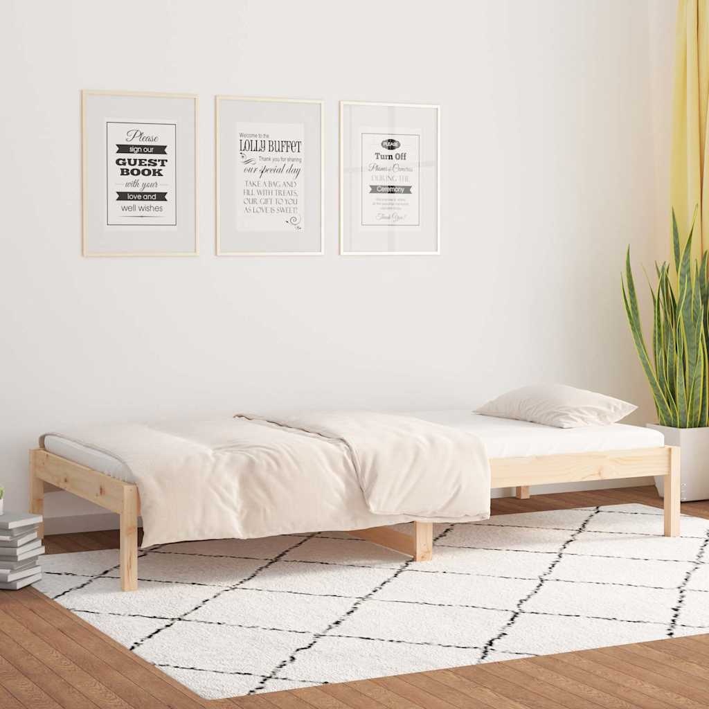 Vidaxl slaapbank 90x190 cm massief grenenhout