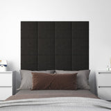 Panele ścienne vidaxl 12 St 1,08 m² 30x30 cm Black