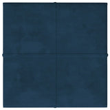 Panele ścienne vidaxl 12 St 1,08 m² 30x30 cm Velvet Blue