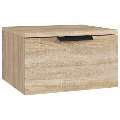 Vidaxl nachtkastje wandgemonteerd 34x30x20 cm sonoma eikenkleurig