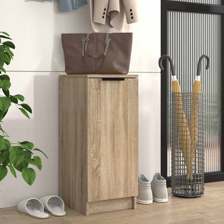 Szafka na buty VidaXL 30x35x70 cm z drewna konstrukcyjnego w kolorze dębu sonoma