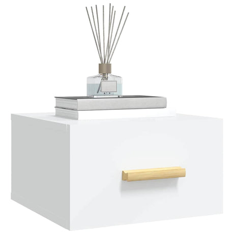 Vidaxl nachtkastjes 2 st wandgemonteerd 35x35x20 cm wit