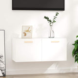 Vidaxl wandkastt 80x35x36,5 cm bewerkt hout wit