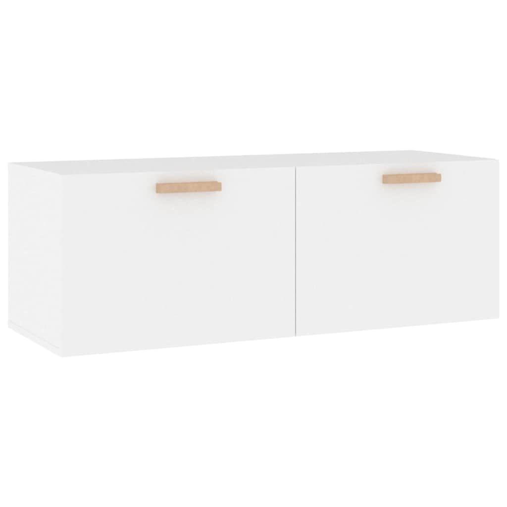 Vidaxl wandkast 100x36,5x35 cm bewerkt hout wit