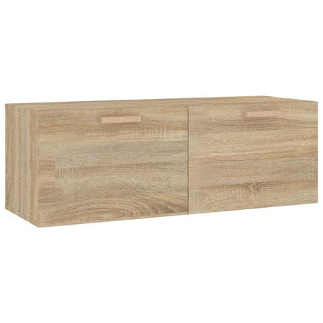 Vidaxl wandkast 100x36,5x35 cm bewerkt hout sonoma eikenkleurig