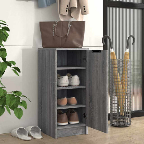 Szafka na buty Vidaxx 30x35x70 cm z drewna konstrukcyjnego, szary dąb sonoma