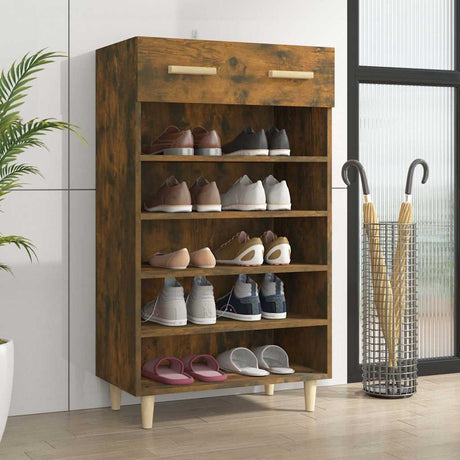 Szafka na buty Vidaxx 60x35x105 cm drewno przetworzone, dąb wędzony