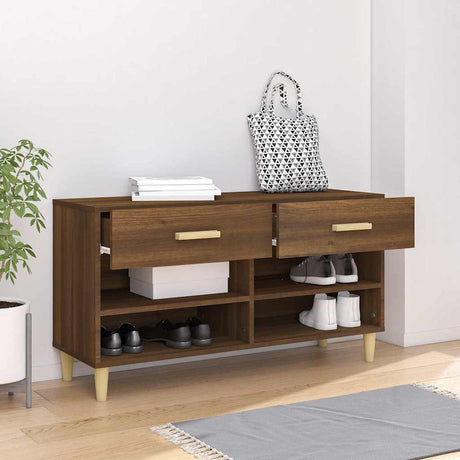 Szafka buta vidaxl 102x35x55 cm cięta drewniana brązowa dębowa kolor