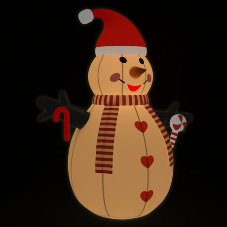 Vidaxl Snowman nadmuchiwa z diodami diodami 250 cm