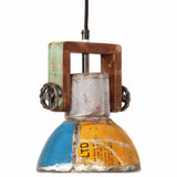 Vidaxl hanglamp industrieel rond 25 w e27 19 cm meerkleurig
