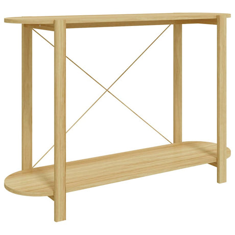 Vidaxl wandtafel 110x38x75 cm bewerkt hout