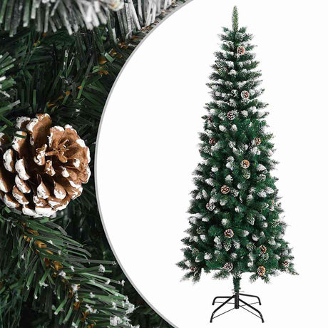 Vidaxl kunstkerstboom ze standardowym 210 cm PVC zielony