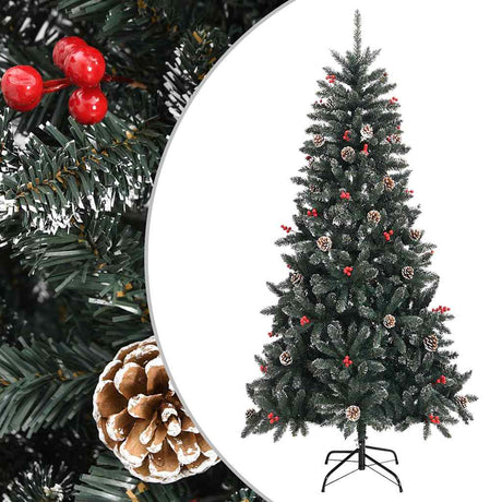 Vidaxl kunstkerstboom ze standardowym 210 cm PVC zielony