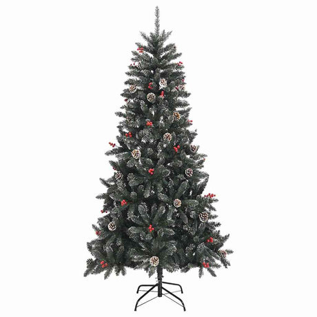 Vidaxl kunstkerstboom ze standardowym 210 cm PVC zielony