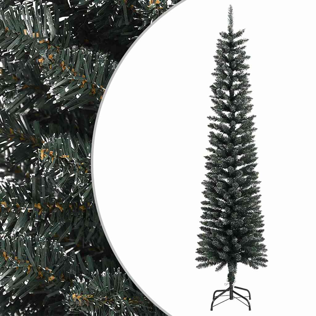 Vidaxl kunstkerstboom ze standardowym wąskim zielonym 240 cm
