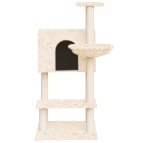 Vidaxl Cat Furniture z Sisal Scratosing Posts 108,5 cm kremowe -