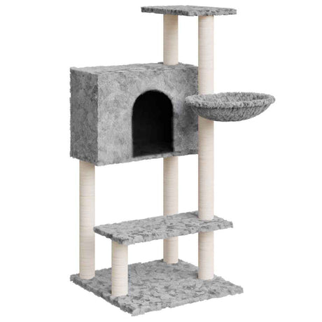 Vidaxl Cat Furniture z Sisal Scrating Posts 108,5 cm jasnoszary