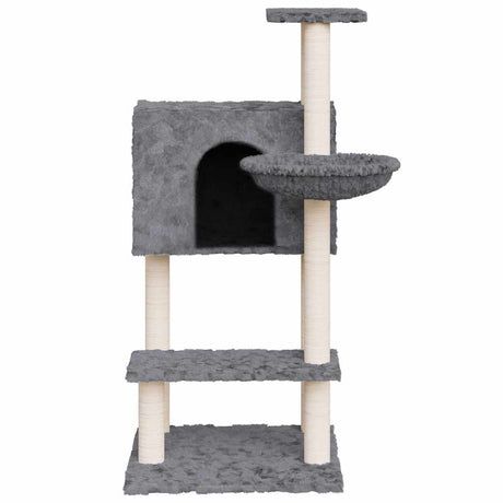 Vidaxl Cat Furniture z Sisal Scrating Posts 108,5 cm ciemnoszary