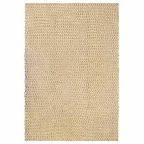 Vidaxl prostokątny 160x230 cm bawełniany naturalny