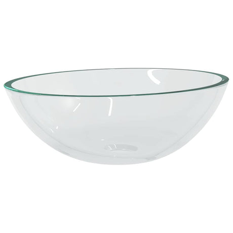 Vidaxl Washbasin 50x37x14 cm przez przezroczystość szkła
