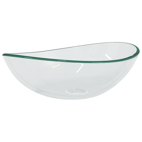 Washbasin vidaxl 54,5x35x15.5 cm hartowany przez przezroczysty szkło
