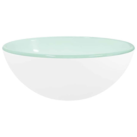 Vidaxl Washbasin 30x12 cm temperowany szklany biały