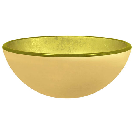 Vidaxl Washbasin 30x12 cm hartowany szklany złoto w kolorze