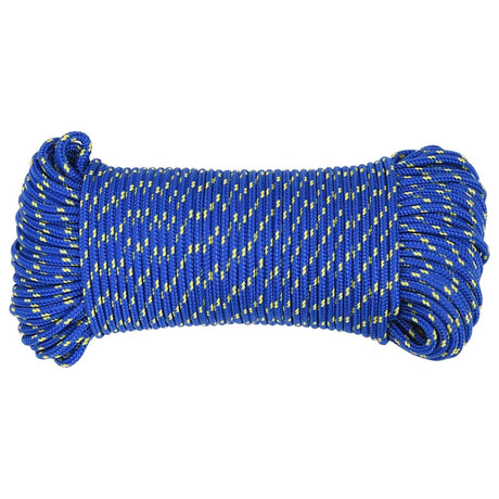 Lina do łodzi Vidaxl 4 mm 50 m, polipropylenowa, niebieska
