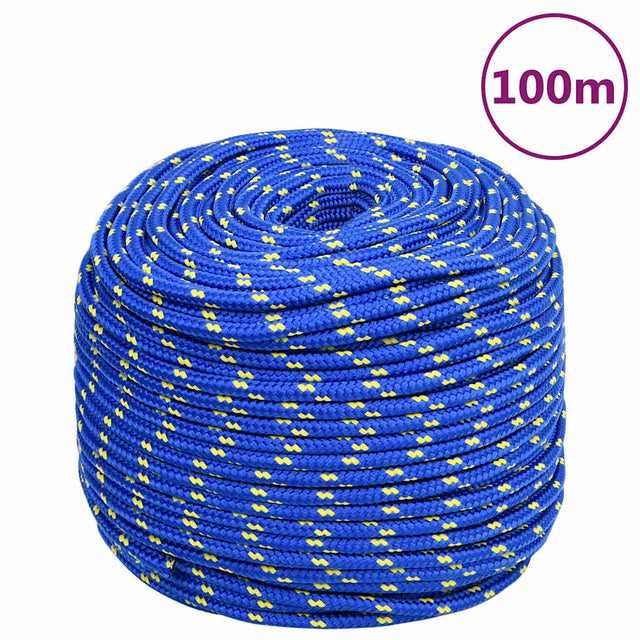 Lina łodzi vidaxl 10 mm 100 m Polipropylen Blue